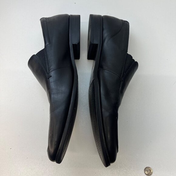 Gordon Rush Cole Leather Loafers Slip On Men's Size 12 Black Color Career - Picture 9 of 11